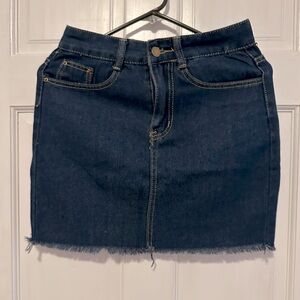 Denim Mini Skirt